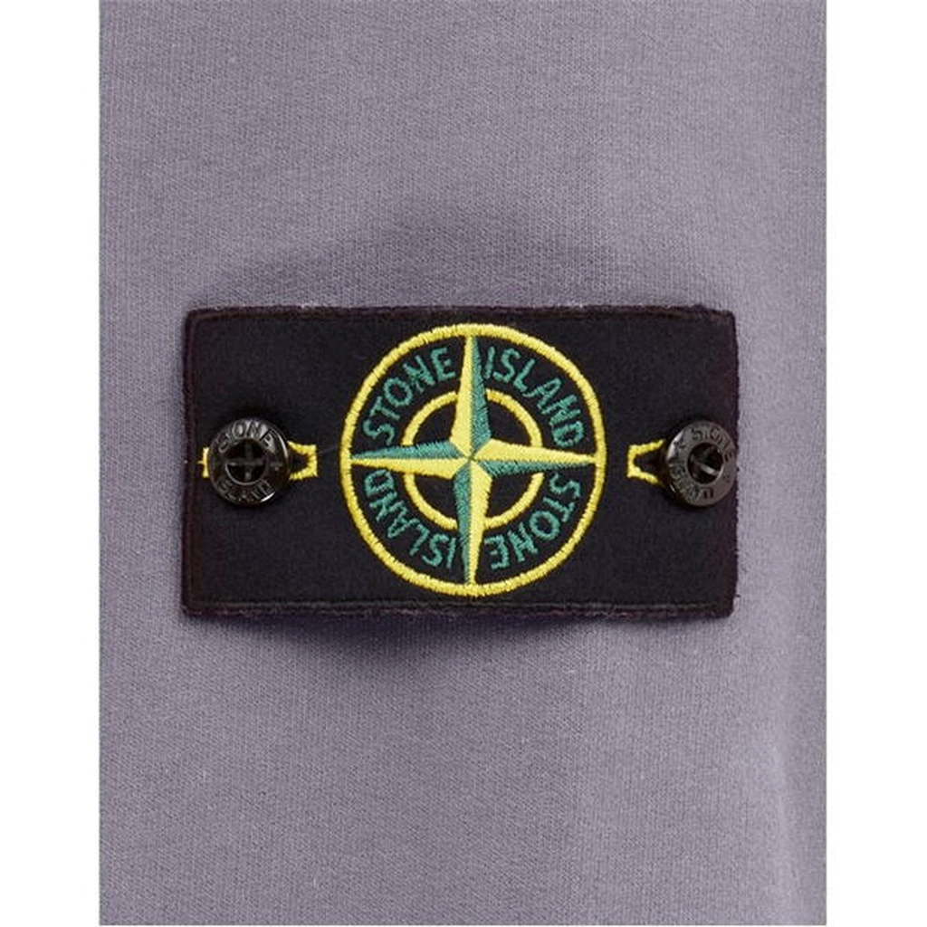 Stone Island Fleece Hoodie - Purple